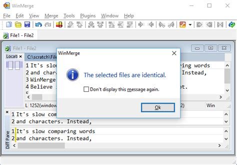 Free WinMerge 2.16.46 Download